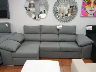 Sofá chaise longue cama arcón aqualine
