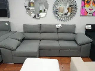 Sofá chaise longue cama arcón aqualine