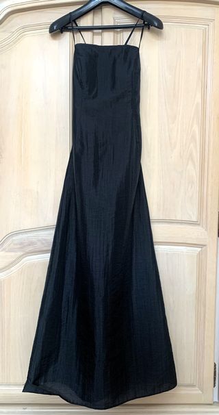Vestido largo Bali negro de fiesta | Elegante