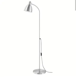 LERSTA Lámpara de pie/de lectura, aluminio