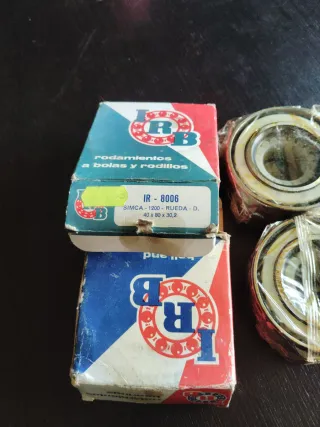 2 Rodamientos Rueda Simca 1200 IR-8006