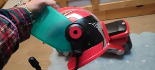 Moto Grande Infantil Roja con Casco Playskool