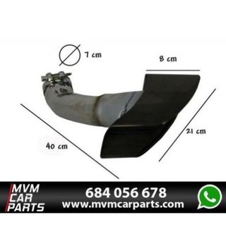 Kit Salidas de escape Negras M Performance para BM