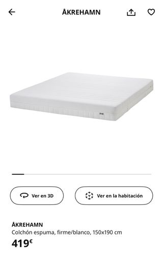 Colchon Akrehamn 150x190