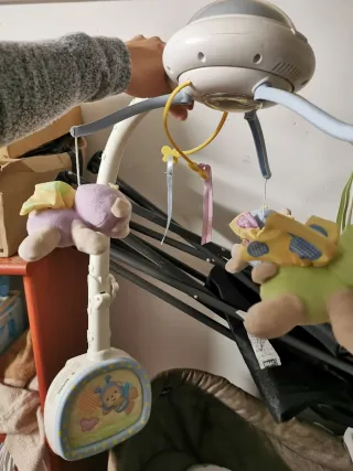 Carrusel iluminación bebes canciones  para dormir.