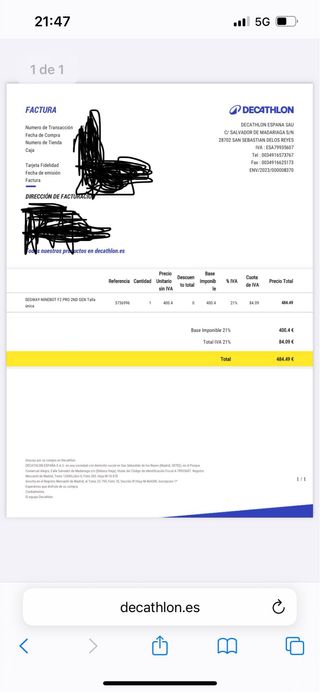 Patinete Eléctrico Negro TIENE 3 meses