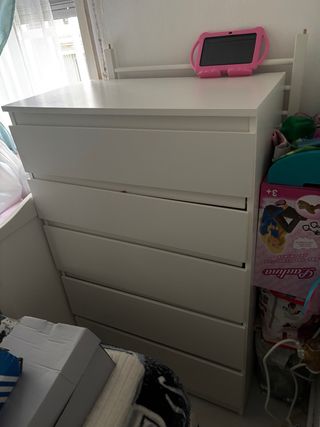 Cómoda blanca 6 cajones