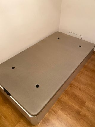 Cama 105cm con canapé abatible