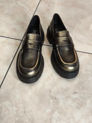 Mocassini donna vera pelle interno in pelle