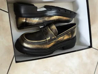 Mocassini donna vera pelle interno in pelle