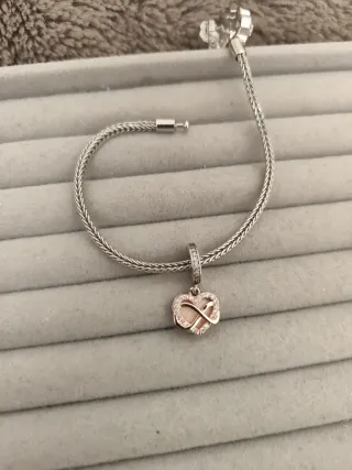 Charm familia para siempre para pulsera