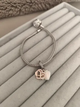 Charm familia para siempre para pulsera
