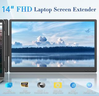 Monitor Portátil 14" para PC 13-17