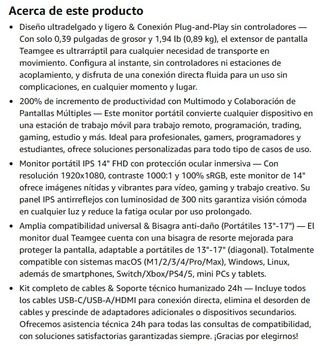 Monitor Portátil 14" para PC 13-17