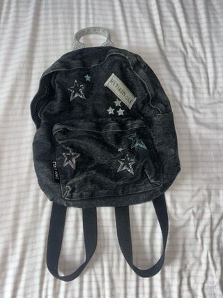 Mochila Zara efecto vaquero desgastado niña