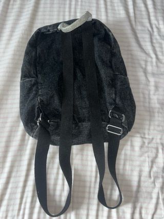 Mochila Zara efecto vaquero desgastado niña