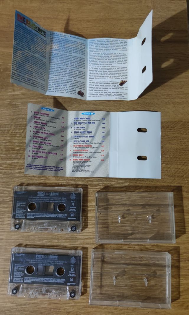 Cassette doble The Beach Boys (1996) Ed. española