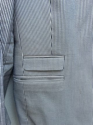 Chaqueta con raya fina Mujer Massimo Dutti