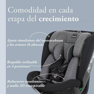 Inglesina Halley Pro, Nero, Seggiolino Auto