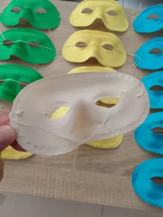 lote  21 antifaces disfraz