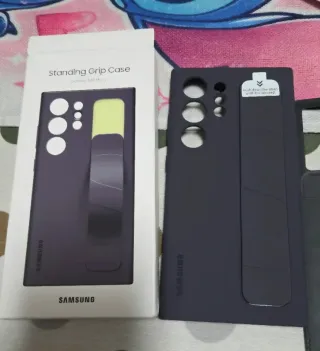 Funda Samsung Standing Grip Case violeta