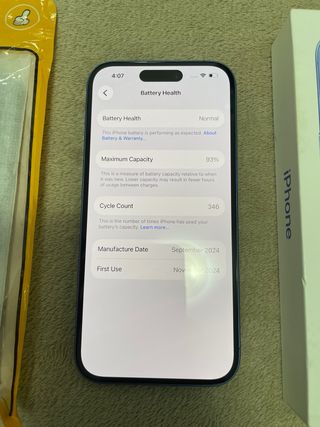 iPhone 16 128GB Azul - Negociable
