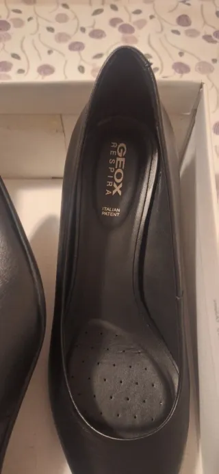 Zapatos Geox Vestir Talla 39 Negros nuevos sin uso