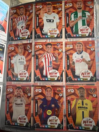 Lote New Master Cartas Adrenalyn XL 25-26