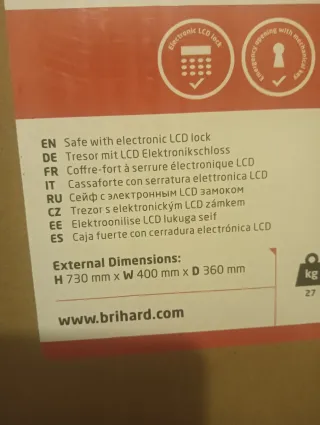 Caja Fuerte Digital con Llave