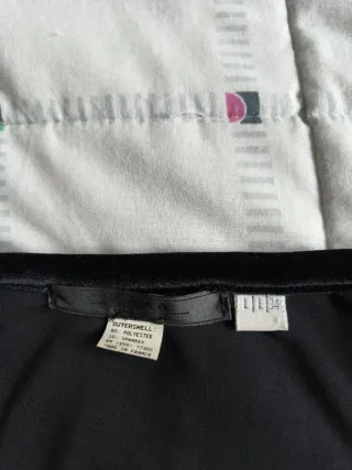 Top fiesta Zara negro pedrería