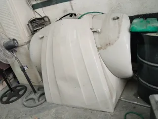 Barbacoa con morro de 2cv citroen