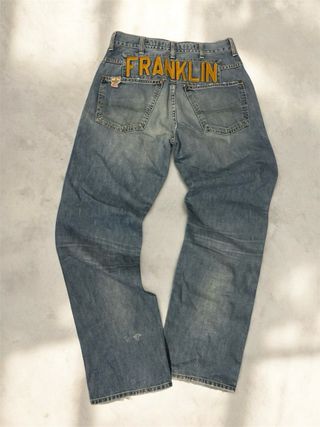 Jeans Vintage Franklin & Marshall Blu