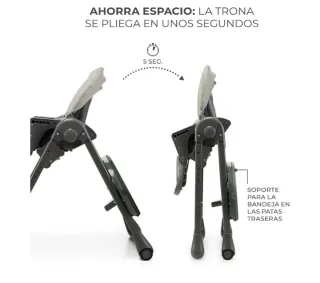 Kinderkraft TUMMIE Trona Bebé, 2 en 1.