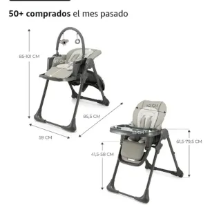 Kinderkraft TUMMIE Trona Bebé, 2 en 1.