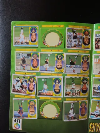 Álbum Cromos Liga 96-97 Faltan solo 5 fichajes