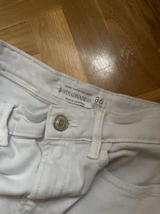 Pantalon Blanco Vaquero