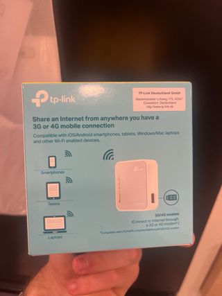 Router Portátil TP-Link TL-MR3020 4G Nuevo