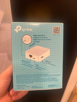 Router Portátil TP-Link TL-MR3020 4G Nuevo