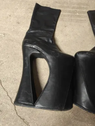 Botas piel Drag Queen