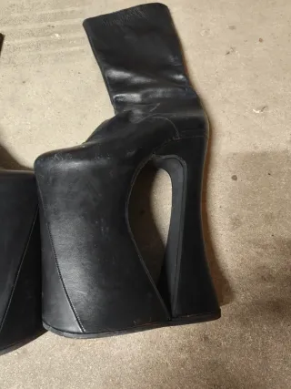 Botas piel Drag Queen