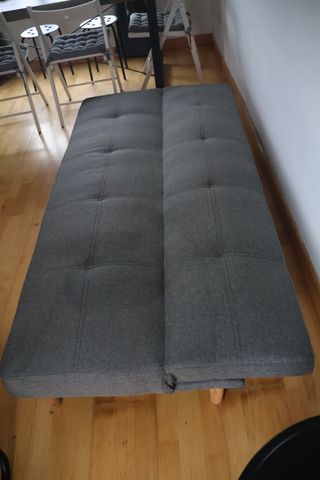 Sofá Cama Clic-Clac Gris Estilo Nórdico