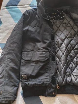 Chaqueta Quiksilver Talla 12 Negra