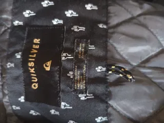 Chaqueta Quiksilver Talla 12 Negra