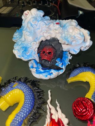 Luffy Gear 4 vs Kaido Dragón Figura