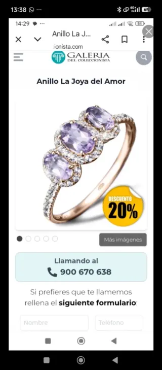 Anillo la joya del amor
