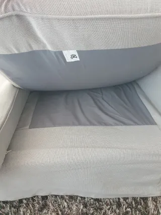 Sofá IKEA 3 plazas tela gris