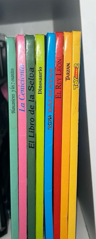 conjunto de libros disney