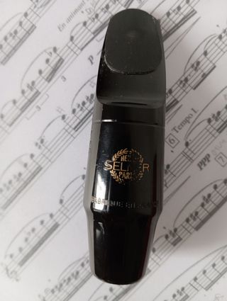 Boquilla SELMER, sax. Alto S80C*,boquillero y abra
