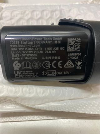 Batería para Bosch atornillador GSR 10,8V-Li /Mode