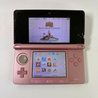 Nintendo 3ds rosa con accessori